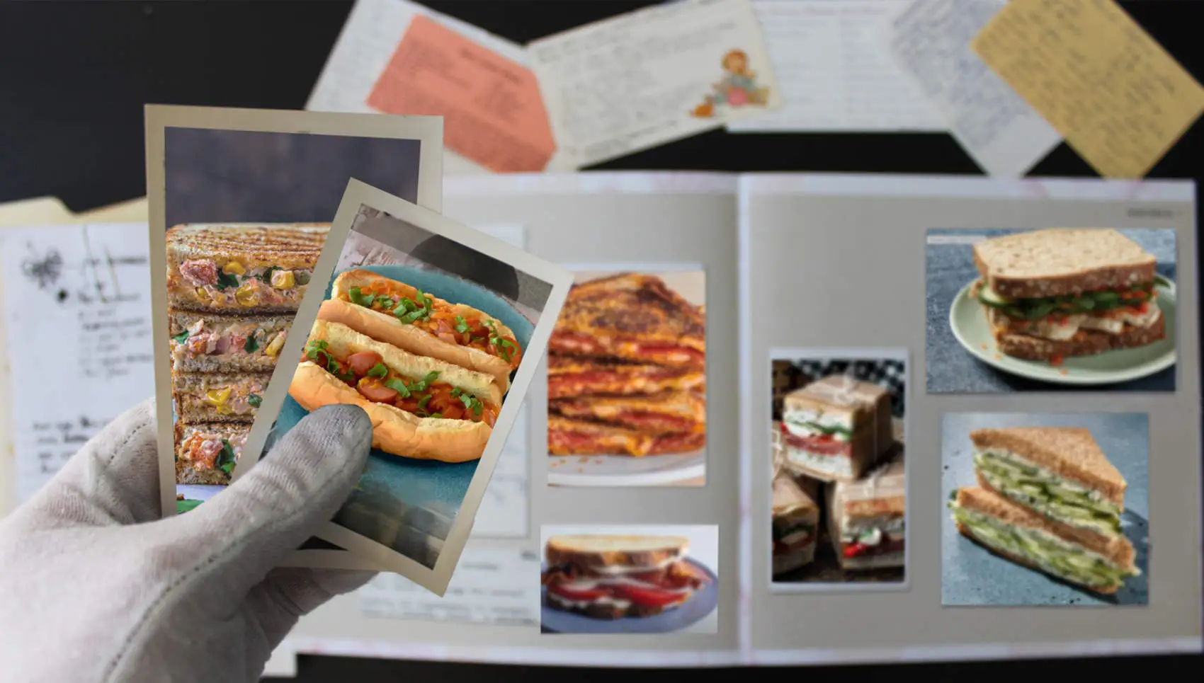 A photo album of all my beloved sandwiches.
